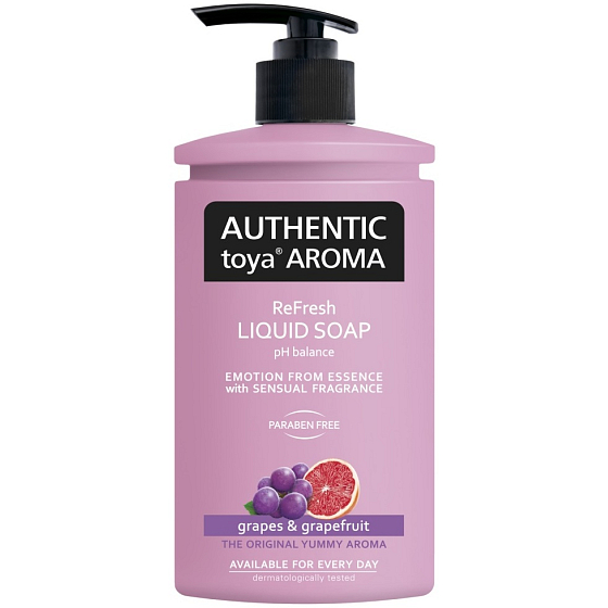 Authentic Toya Aroma Grapes & Grapefruit tekuté mýdlo dávkovač 400 ml