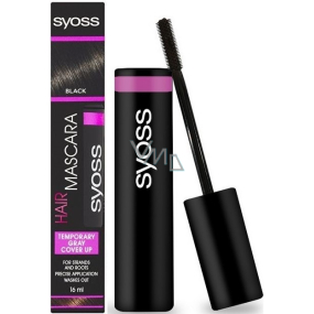 Syoss Hair řasenka pro okamžité zakrytí odrostů Black - černá 16 ml