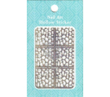 Nail Accessory Hollow Sticker šablonky na nehty multibarevné abstrakce 1 aršík 129