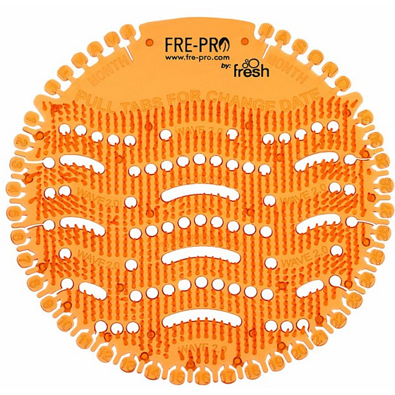 Fre Pro Wave Mango vonné sítko do pisoáru oranžové 19 x 20,3 x 1,9 cm 52 g