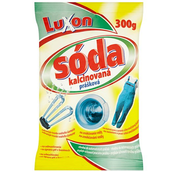 Luxon Soda Kalcinovaná prášková přípravek k změkčení vody a namáčení 300 g