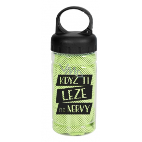 Albi Chladící ručník s potiskem Když ti leze na nervy 100 x 30 cm