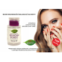 Bione Cosmetics Vitamín E broskvový bezacetonový regenerační odlakovač na nehty s pumpičkou 180 ml