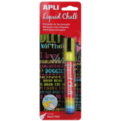 Apli Liquid Chalk Křídový popisovač kulatý hrot žlutý 5,5 mm