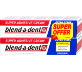 Blend-a-dent Original fixační krém pro zubní náhrady, protézy 2 x 47 g