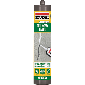 Soudal štukový tmel, přetíratelný, bílý, 280 ml Soudal štukový tmel, přetíratelný, bílý, 280 ml