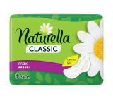 Naturella Classic Maxi hygienické vložky s vůní heřmánku a křidélky 8 kusů