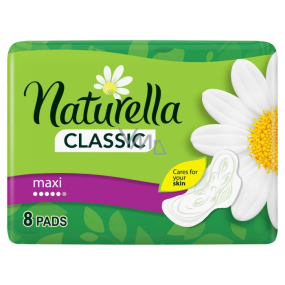 Naturella Classic Maxi hygienické vložky s vůní heřmánku a křidélky 8 kusů