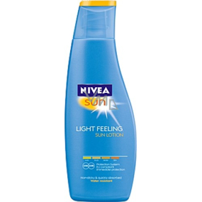 Nivea Sun Light Feeling OF6 lehké pečující mléko na opalování 200 ml