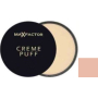 Max Factor Make-up & pudr Creme Puff Refill + štětec na pudr Powder Brush, kosmetická sada