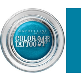 Maybelline Color Tattoo 24h oční stíny 20 Turquoise Forever 4 g