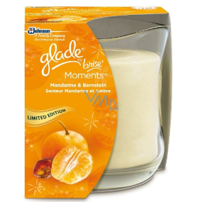 Glade by Brise Moments Mandarinka vonná svíčka ve skle, doba hoření až 30 hodin 135 g