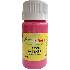 Art e Miss Barva na světlý textil 51 Růžová 40 g