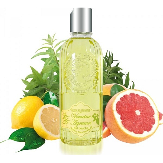 Jeanne en Provence Verveine Agrumes - Verbena a Citrusové plody sprchový gel pro ženy 250 ml