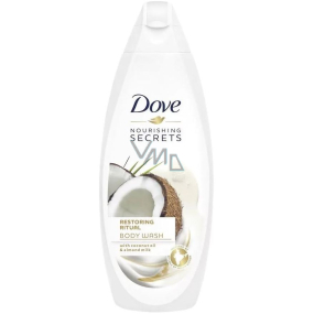 Dove Nourishing Secrets Pečující Rituál Kokos srchový gel s kokosovým olejem a mandlovým mlékem 250 ml