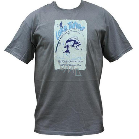 Bohemia Gifts Lake Tahoe 100 % bavlněné tričko pro rybáře