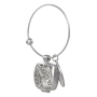 Yankee Candle Sparkling Cinnamon - Třpytivá skořice vůně do auta kovová stříbrná visačka Charming Scents set Square 13 x 15 cm, 90 g