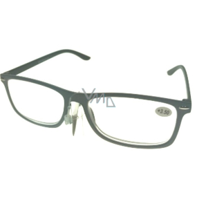 Berkeley Čtecí dioptrické brýle +3,5 plast šedé černé stranice 1 kus MC2135