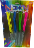 Klásek Prskavky Neon barevné 28 cm 20 kusů kategorie F1 prodejné od 18 let!