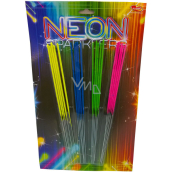 Klásek Prskavky Neon barevné 28 cm 20 kusů kategorie F1 prodejné od 18 let!