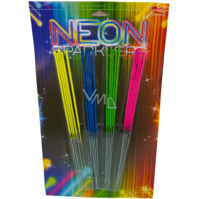 Klásek Prskavky Neon barevné 28 cm 20 kusů kategorie F1 prodejné od 18 let!