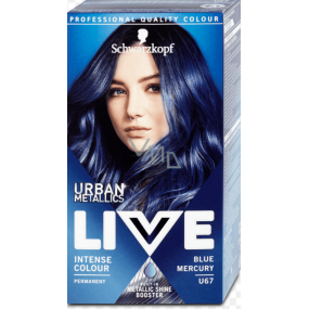 Schwarzkopf Live Urban Metallics barva na vlasy U67 Blue Mercury