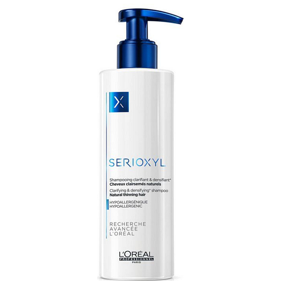 Loreal Paris Professionnel Serioxyl Clarifying & Densifying Natural Thinning Hair posilující šampon pro přírodní řídnoucí vlasy 250 ml