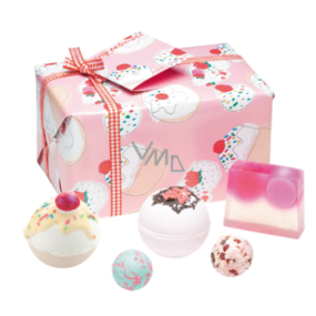 Bomb Cosmetics Višňová - Cherry Bathe-well balistik 2 x 160 g + kulička 2 x 30 g + mýdlo 100 g, kosmetická sada