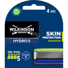 Wilkinson Hydro 5 Gel Pool Sensitive náhradní břity pro muže 4 kusy