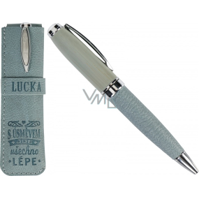 Albi Dárkové pero v pouzdře Lucka 12,5 x 3,5 x 2 cm