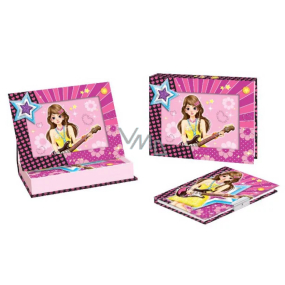 HM Studio Barbie deník se zámkem a rámečkem na fotku 20 x 15 x 4 cm