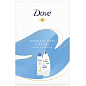 Dove Original Deeply Nourishing hydratační sprchový gel 250 ml + Original antiperspirant deodorant sprej 150 ml, kosmetická sada pro ženy