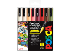 Posca Univerzální sada akrylátových popisovačů 0,9 - 1,3 mm Autumn mix zemitých tónů 8 kusů PC-3M