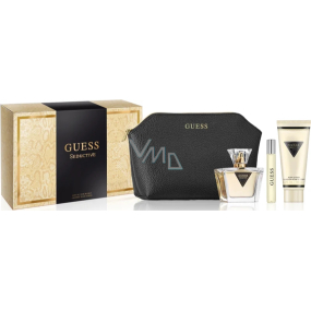 Guess Seductive toaletní voda 75 ml + tělové mléko 100 ml + toaletní voda 15 ml + kosmetická taška, dárková sada pro ženy