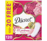 Discreet Normal deo No Perfume slipové intimní vložky pro každodenní použití 120 kusů