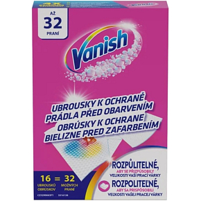 Vanish Color Protect Ubrousky 16 ks (32praní)