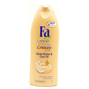 Fa Cream & Oil Kakaové máslo a kokosový olej 500 ml koupelová pěna