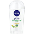 Nivea Pure & Natural Action s vůní jasmínu antiperspirant deodorant stick pro ženy 40 ml