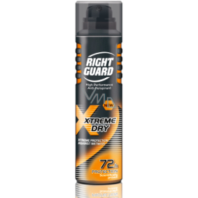 Right Guard Xtreme Dry deodorant sprej pro muže 150 ml