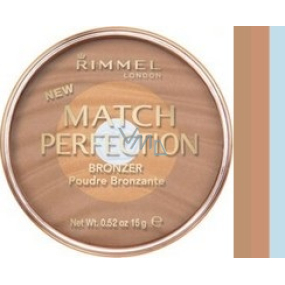 Rimmel London Match Perfection Bronzer pudr 002 Medium 15 g