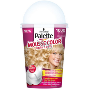 Schwarzkopf Palette Mousse Color Shake and Color barva na vlasy 1000 Super blond