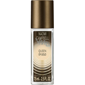 Naomi Campbell Queen of Gold parfémovaný deodorant sklo pro ženy 75 ml