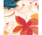 Forest Papírové ubrousky 1 vrstvé 30 x 30 cm 45 kusů Oranžový květ