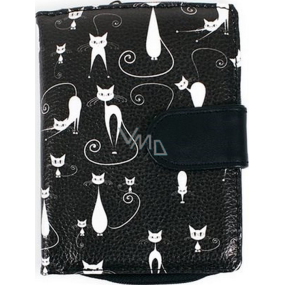 Albi Original Designová peněženka Kočky černá 9 x 13 cm