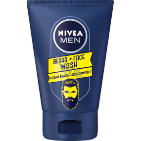 Nivea Men Beard + Face mycí gel na tvář a vousy 100 ml