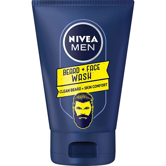 Nivea Men Beard + Face mycí gel na tvář a vousy 100 ml