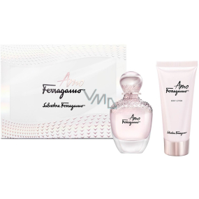 Salvatore Ferragamo Amo Ferragamo parfémovaná voda pro ženy 50 ml + tělové mléko 100 ml, dárková sada