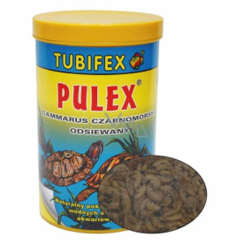 Tubifex Pulex Gamarus kompletní přírodní krmivo pro vodní želvy a akvarijní ryby 100 ml
