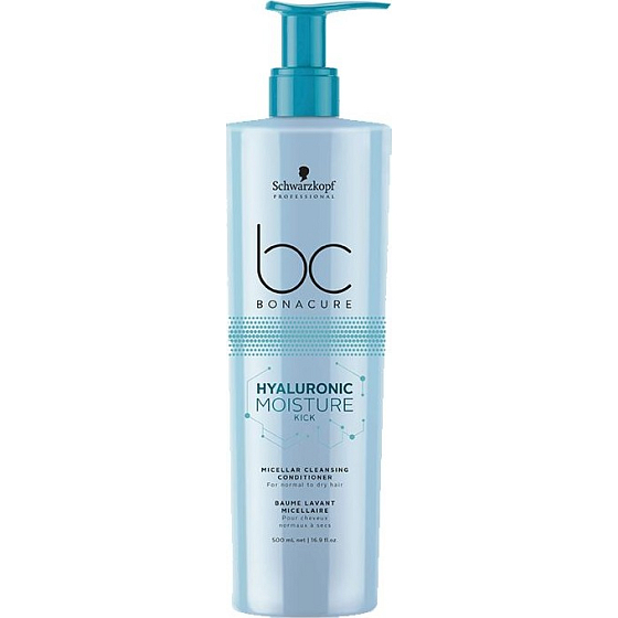 Schwarzkopf Professional BC Bonacure Hyaluronic Moisture Kick micelární čisticí kondicionér pro suché vlasy 500 ml