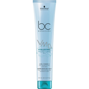 Schwarzkopf Professional BC Bonacure Hyaluronic Moisture Kick Curl Power 5 hydratační texturizační krém pro definici vln a kudrlin 125 ml